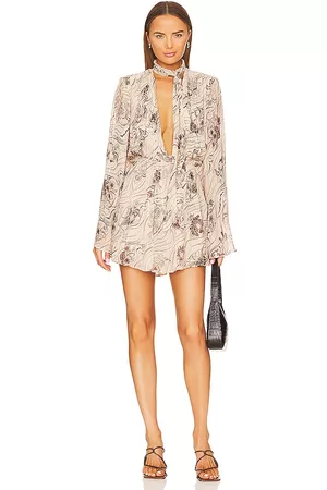 Sabina Musayev Mujer Vestidos - Vestido caroline en color nude talla L en - Nude. Talla L (también en M, S, XL, XS).