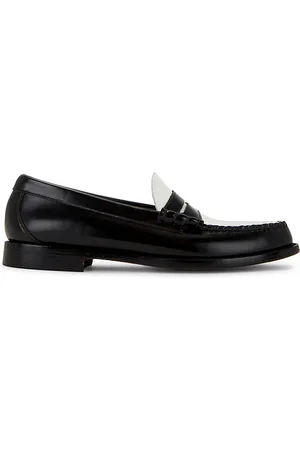 G.H. Bass Mocasín en color negro talla 10 en Black White - Black. Talla 10 (también en 11, 12, 7, 8, 9).