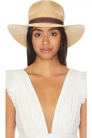 Janessa Leone Mujer Sombreros - Sombrero halston en color marrón talla L en - Brown. Talla L (también en M, S).
