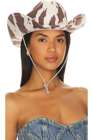 8 Other Reasons Sombrero de cowboy yeehaw en color cream,chocolate talla all en - Cream,Chocolate. Talla all.