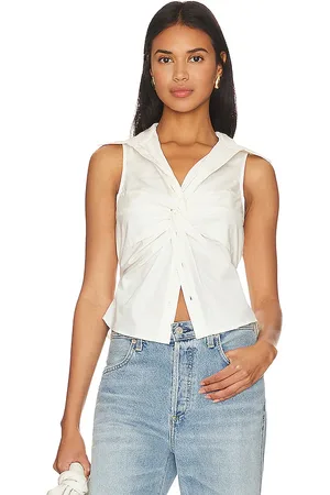 Camila Coelho Syd top en color talla L en - White. Talla L (también en M, S, XL, XS, XXS).