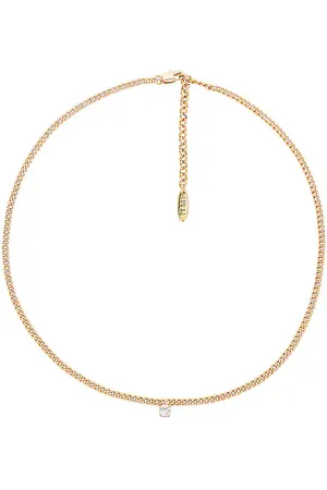 Luv AJ Collar bianca en color oro metálico talla all en - Metallic Gold. Talla all.