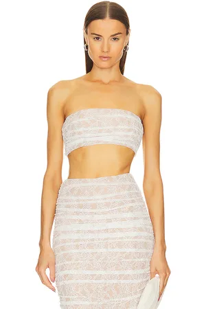 Michael Costello X revolve leticia crop top en color talla L en - . Talla L (también en XL).