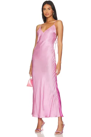 Bardot Vestido midi lesia en color rosado talla 10 en - Pink. Talla 10 (también en 6, 8).