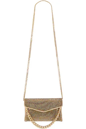 Olga Berg Embrague de cristal nico en color oro metálico talla all en - Metallic Gold. Talla all.