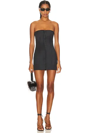 DANIELLE GUIZIO Vestido corsé en color talla L en - Black. Talla L (también en M, S, XL, XS, XXS).