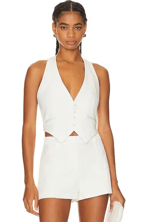 Retrofete Chaleco florence en color talla L en - White. Talla L (también en M, S, XL).