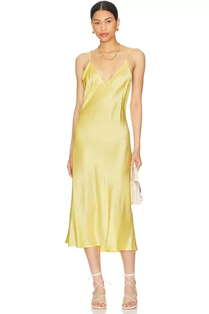 Dannijo Mujer Vestidos - Vestido deep v en color amarillo talla L en - Yellow. Talla L (también en XS, S, M, XL).