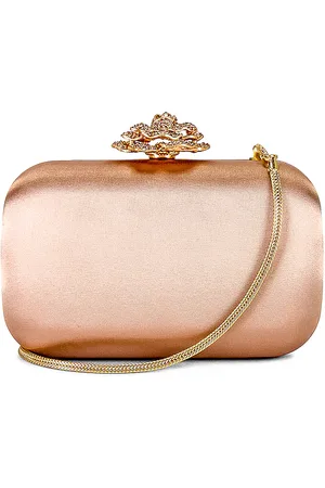 Olga Berg Clutch candado rosa en color oro rosa talla all en - Rose Gold. Talla all.