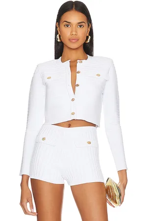Retrofete Cárdigan yolanda en color talla L en - White. Talla L (también en M, S, XS).