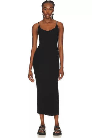 ENZA COSTA Mujer Vestidos Maxi Largos y Casuales - Silk essential maxi en color talla L en - Black. Talla L (también en XS, S, M, XL).