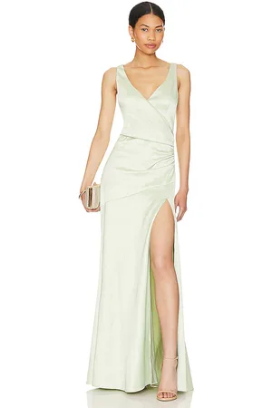 Lovers And Friends Vestido largo dawn en color verde salvia talla M en - Sage. Talla M (también en S, XS, XXS).
