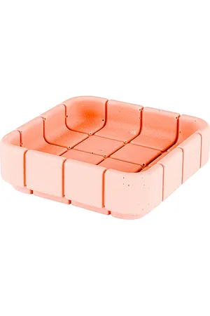 Block Design Plato cuadrado de azulejo tile square dish en color rosado talla all en - Pink. Talla all.