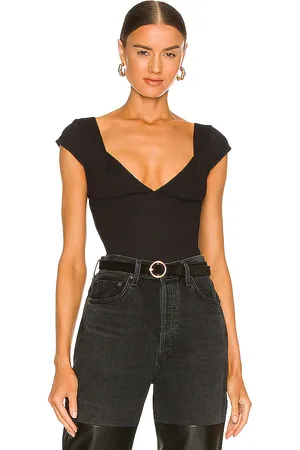 Free People Camisola duo corset en color talla L en - Black. Talla L (también en M, S).