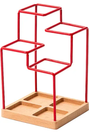Block Design Bosquejo de escritorio ordenado sketch desk tidy en color talla all en - Red. Talla all.