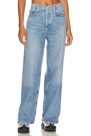 AGOLDE Low slung baggy en color denim claro talla 23 en - Denim-Light. Talla 23 (también en 25, 26, 27, 28, 29, 30, 31, 32, 33).