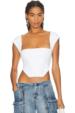 Retrofete Mckenna top en color talla XL en - White. Talla XL (también en XS).