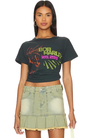 DAYDREAMER Camiseta bob marley soul rebel en color negro talla L en - Black. Talla L (también en M, S, XL, XS).