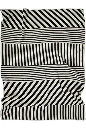 Happy Habitat Poncho mixed up stripes en color talla all en - Black. Talla all.