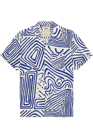 Oas Camisa en color talla L en - Blue. Talla L (también en M, S, XL/1X, XS).