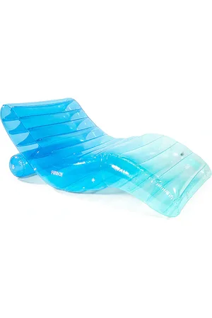 FUNBOY Flotador de piscina clear chaise en color azul talla all en - Blue. Talla all.