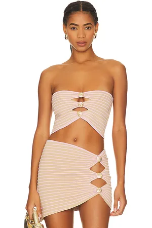 Retrofete Adelie top en color rosado talla L en - Pink. Talla L (también en M, XL).