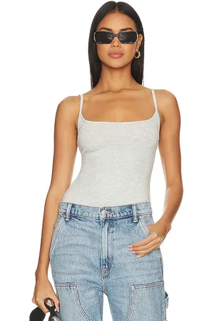 WeWoreWhat Body de tirantes con escote redondo en color gris talla L en - Grey. Talla L (también en M, S, XL).