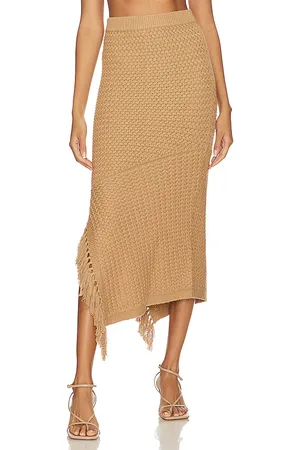 House of Harlow Falda lilja en color bronce talla L en - Tan. Talla L (también en M, S).