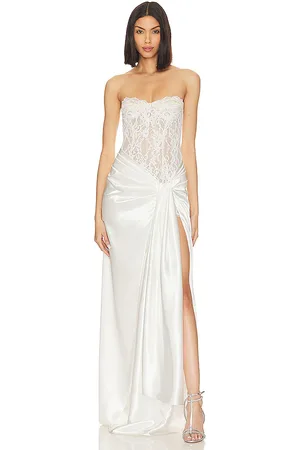 Bronx and Banco Vestido largo gina en color talla M en - White. Talla M (también en S, XL).