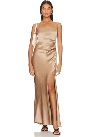 Bec & Bridge Vestido dreamer en color beige talla 12/L en - Beige. Talla 12/L (también en 6/XS).