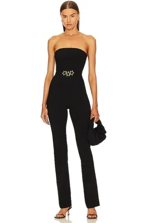Michael Costello X revolve elio jumpsuit en color talla L en - Black. Talla L (también en M).