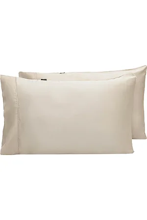 Ettitude Conjunto de funda de almohada signature sateen pillowcase set en color ivory talla all en - Ivory. Talla all.