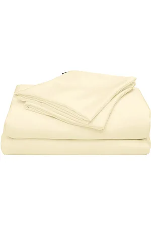 Ettitude Juego de sábanas sateen solid sheet set en color amarillo talla all en - Yellow. Talla all.