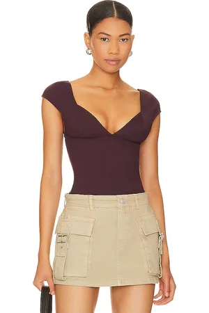 Free People Corsé cami intimately fp duo en color vino talla L en - Wine. Talla L (también en M, XL).