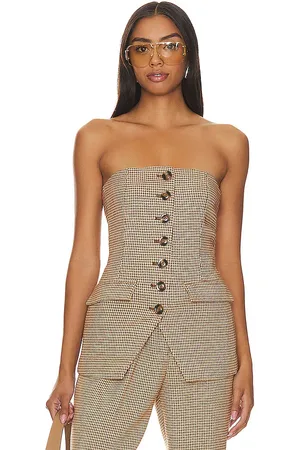 Favorite Daughter Corsé phoebe en color beige talla 10 en - Beige. Talla 10 (también en 12).