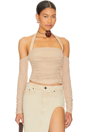 Lovers And Friends Lylah top en color beige talla M en - Beige. Talla M (también en XL, XS).