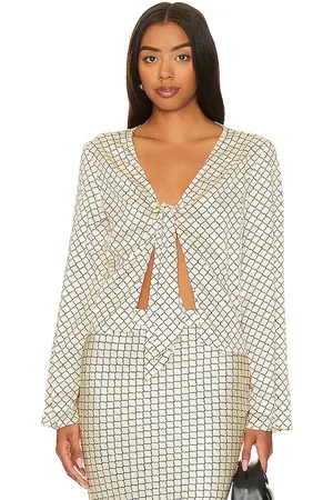 SNDYS Top manga larga phoenix en color ivory talla XL en - Ivory. Talla XL (también en XS).