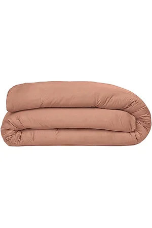 Ettitude Funda de edredón sateen solid duvet cover en color marrón talla all en - Brown. Talla all.