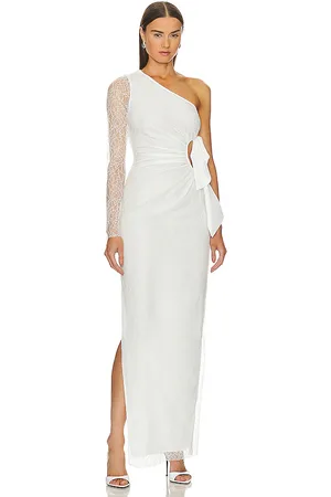Lovers And Friends Vestido largo hollyn en color talla M en - White. Talla M (también en S, XS, XXS).
