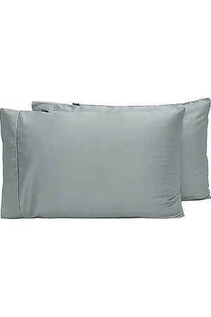 Ettitude Conjunto de funda de almohada signature sateen pillowcase set en color talla all en - Sage. Talla all.