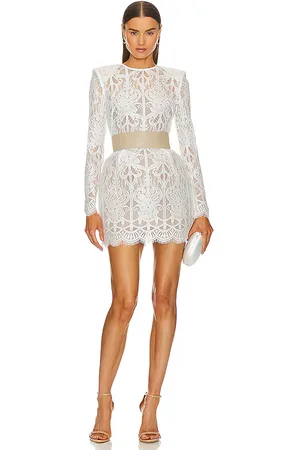 Bronx and Banco Minivestido de encaje casey en color talla M en - White. Talla M (también en L, S, XL, XS).
