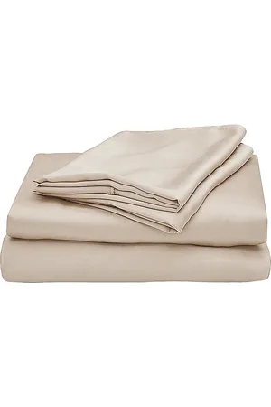 Ettitude Juego de sábanas signature sateen sheet set en color ivory talla all en - Ivory. Talla all.