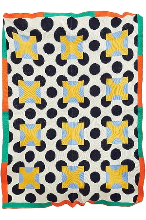 Dusen Dusen Lanzamiento de punto de punto dot knit throw en color multi talla all en N/A - Multi. Talla all.