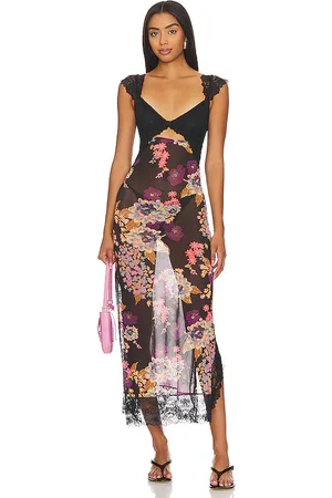 Free People Vestido intimately fp suddenly fine en color negro talla L en - Black. Talla L (también en M, S, XS).