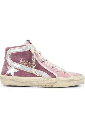 Golden Goose Zapatilla deportiva slide en color mauve talla 37 en Violet Silver & Ivory - Mauve. Talla 37 (también en 38, 39).