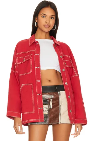 superdown Chaqueta davey en color rojo talla M en - Red. Talla M (también en S, XS).