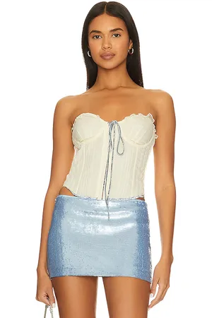 DANIELLE GUIZIO Corsé en color talla M en - Cream. Talla M (también en S, XL, XS).