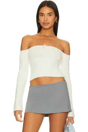 DANIELLE GUIZIO Jersey bayberi en color talla L en - White. Talla L (también en M, S, XL).