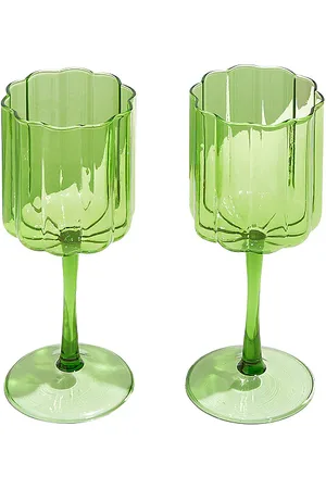 Fazeek Gafas wave wine glasses en color talla all en - Green. Talla all.