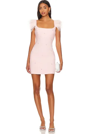 LIKELY Vestido mini cameron en color rose talla 10 en - Rose. Talla 10 (también en 4, 8).
